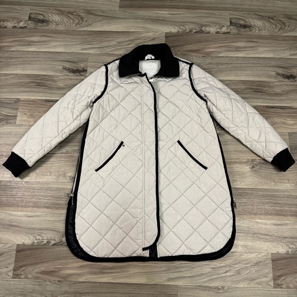 Sosken Jackets & Blazers - Sosken Gemma Quilted Jacket in Cement Size 3 Large